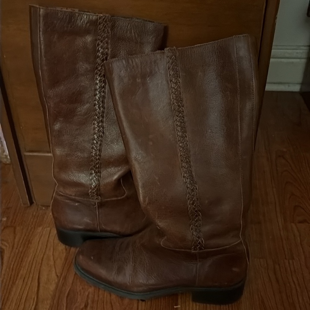 CIVICO Brazilian Genuine Leather Tall Western Riding Boots - Picture 1 of 7